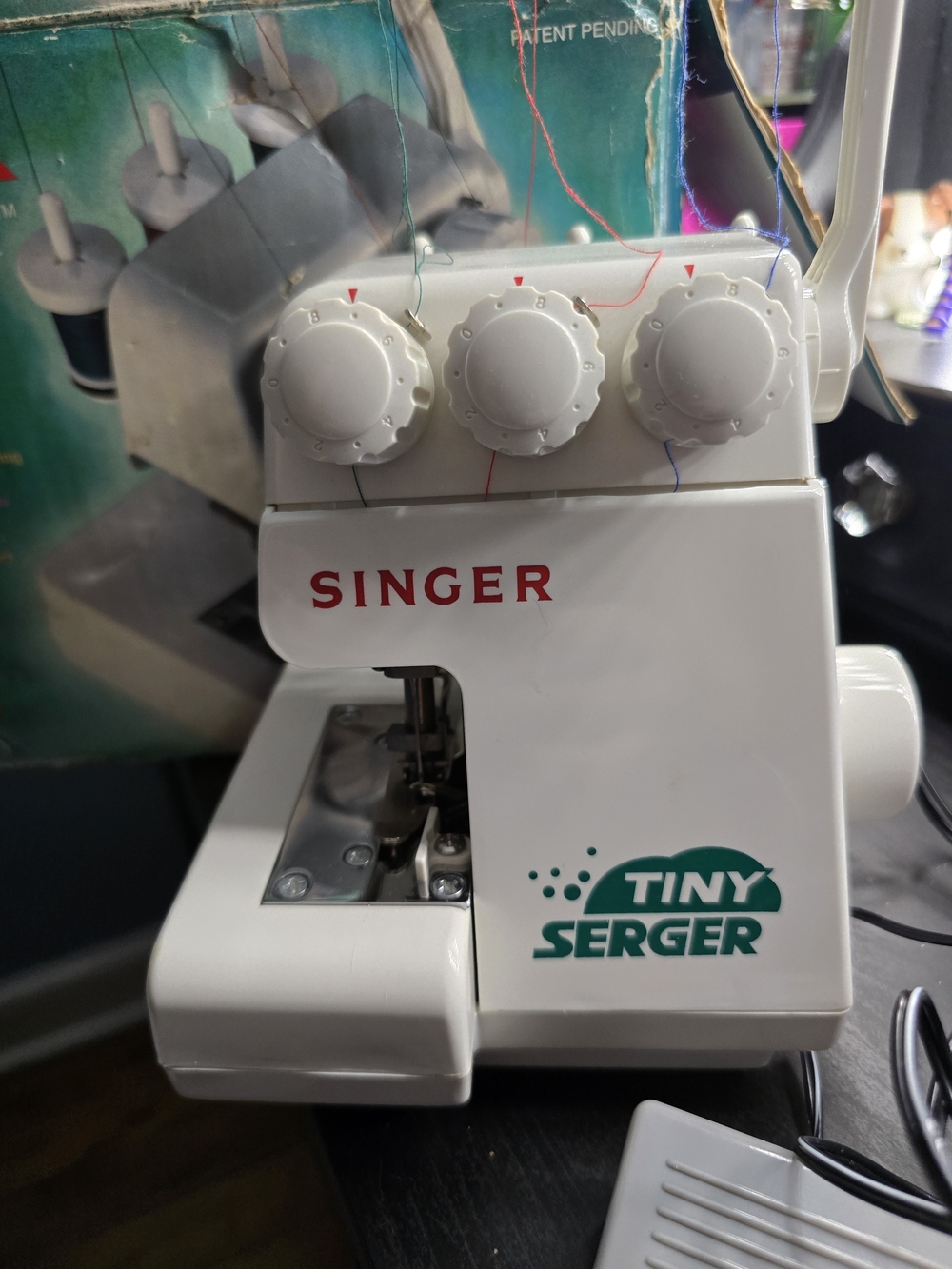 Singer Tiny Serger Compact White Serger Machine
